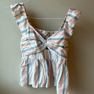 Loft striped blouse